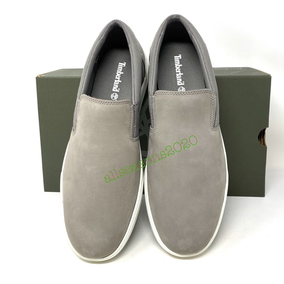 Timberland Groveton Slip On Med Nubuck Grey Men’s - Picture 5 of 12